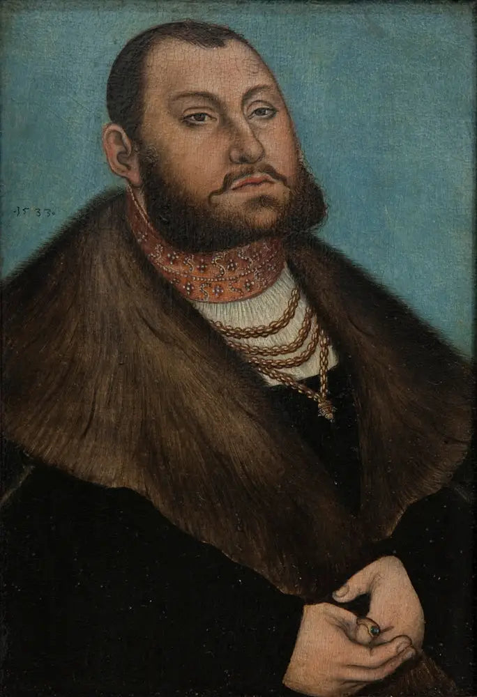 Retrato del elector Jean Federico el Magnánimo de Sajonia (1503-1554) - Lucas Cranach el Viejo