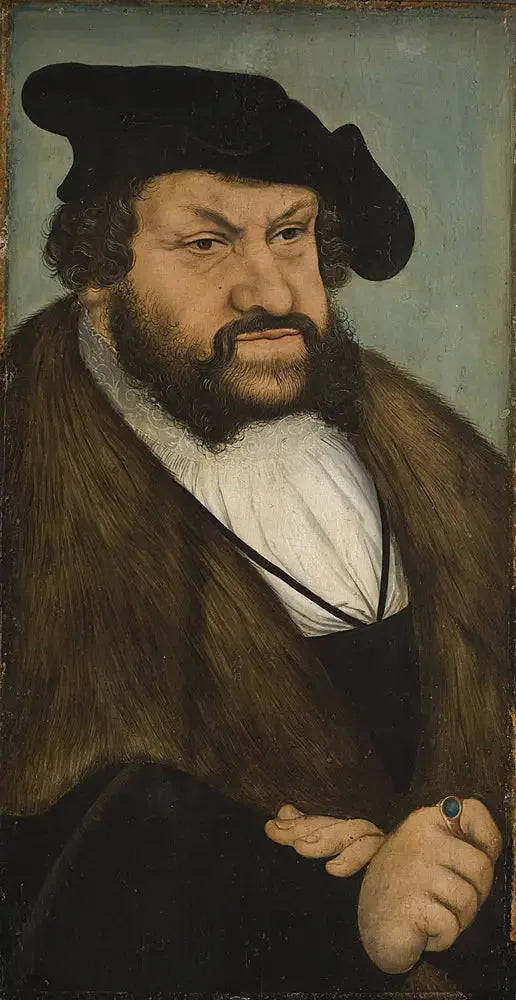 Retrato del elector Jean le Constant de Sajonia (1468-1532) - Lucas Cranach el Viejo