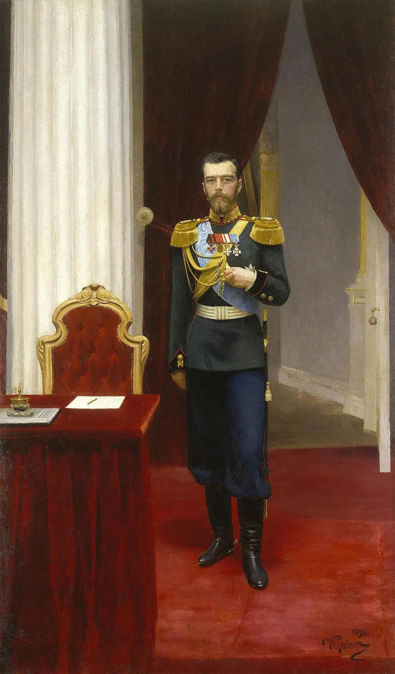 Retrato del emperador Nicolás II - Ilya Repin