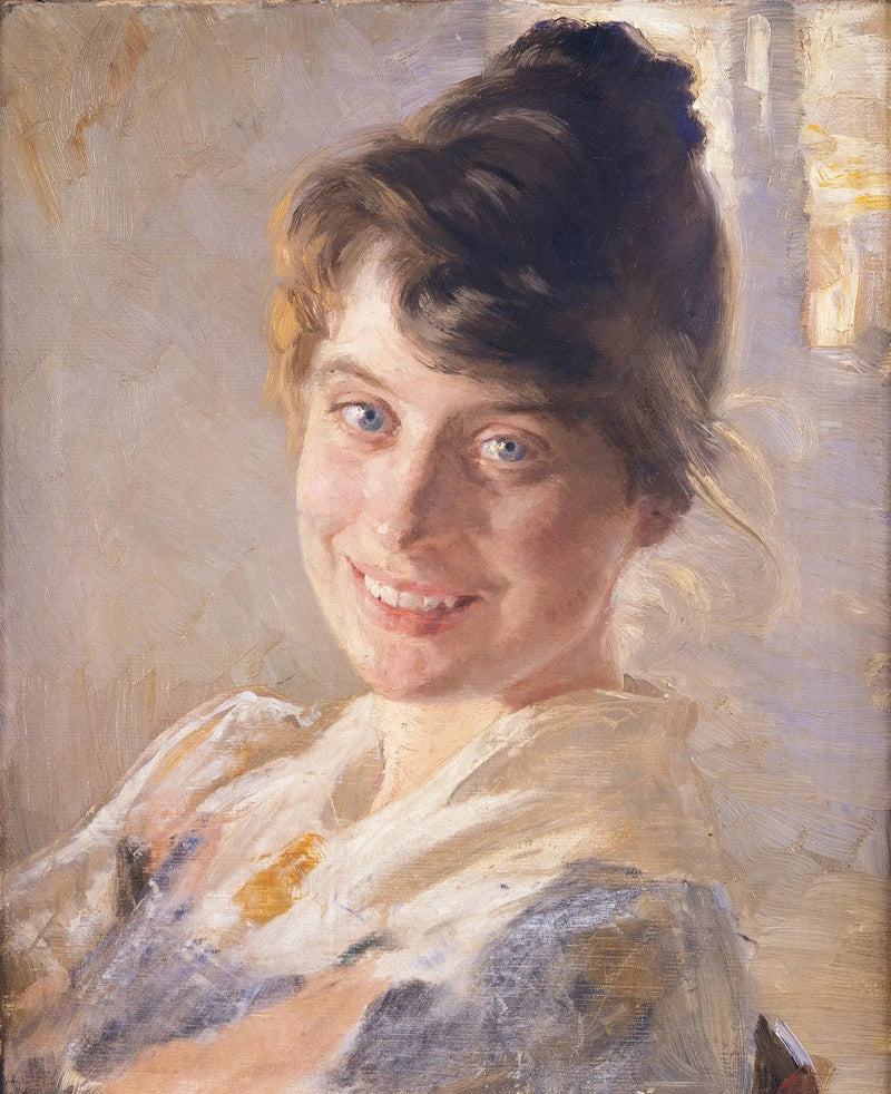Retrato de la esposa del artista, Marie - Peder Severin Krøyer