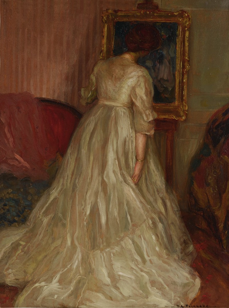Retrato de la esposa del artista, Sarah Frieseke - Frederick Carl Frieseke