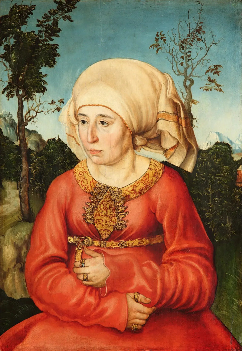 Retrato de la esposa de un jurista - Lucas Cranach el Viejo