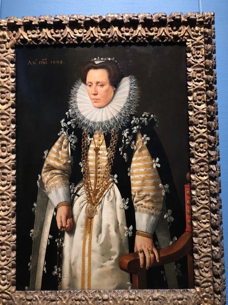 Retrato de la esposa de Nicolás de Hellincx - Frans Pourbus el Joven