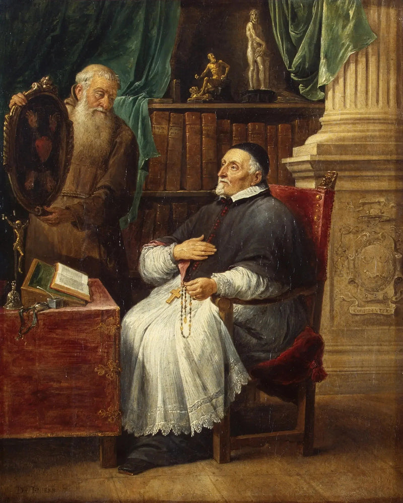 Retrato del obispo Antonius Triest y de su hermano Eugène, capuchino - David Teniers el Joven