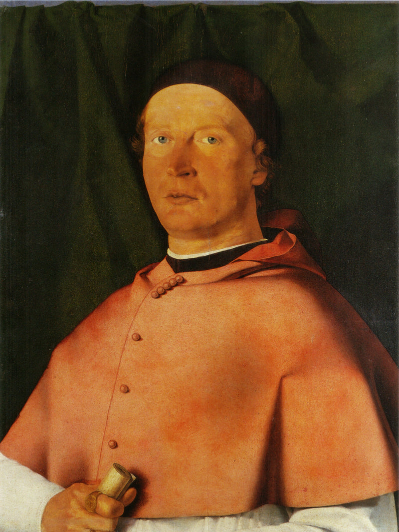 Retrato del obispo Bernardo de' Rossi - Lorenzo Lotto