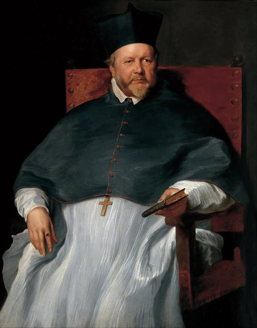 Retrato del obispo Joannes Malderus - Antoine van Dyck