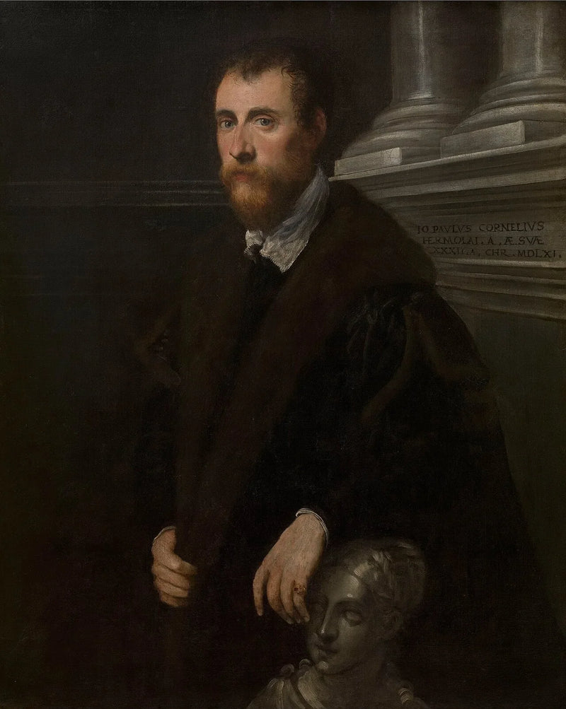 Retrato del humanista Giovanni Paolo Cornaro - Jacopo Tintoretto