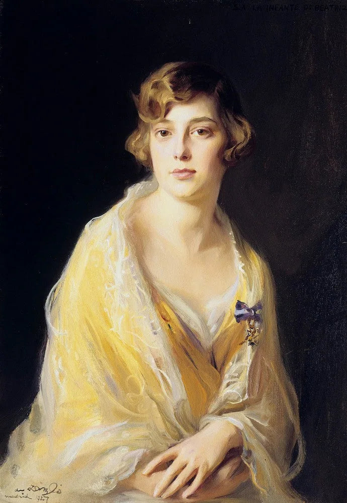 Retrato de la infanta Beatriz de Borbón - Philip de Laszlo