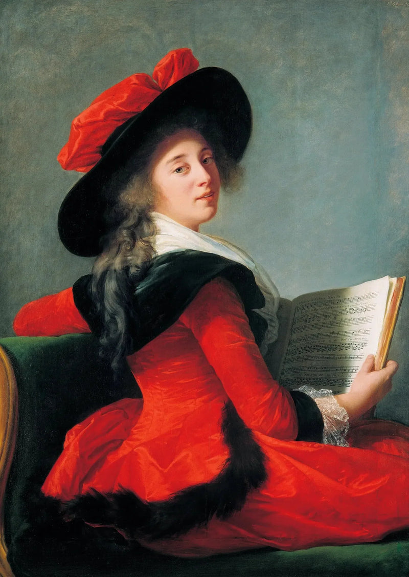 Retrato de la Baronesa de Crussol - Élisabeth Vigeé Le Brun