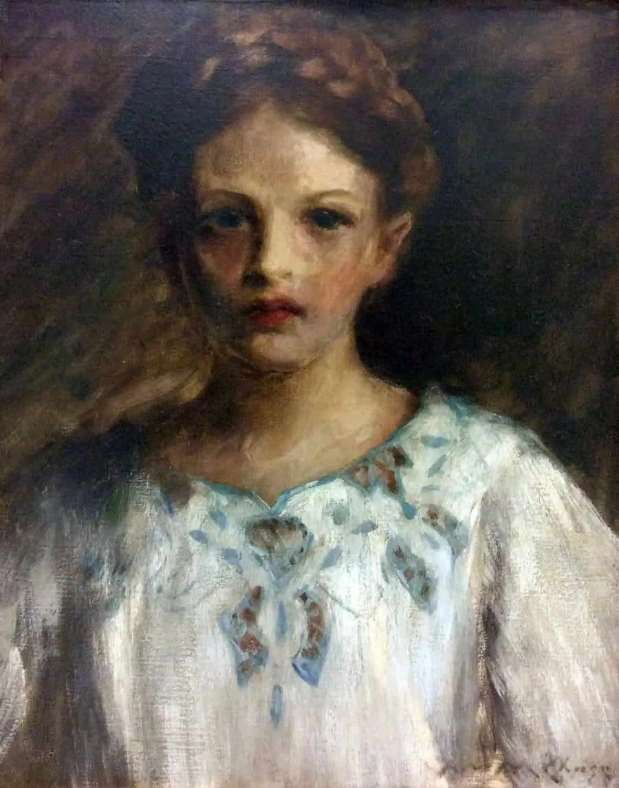 Retrato de la baronesa Ida-Gro van Dahlerup - William Merritt Chase
