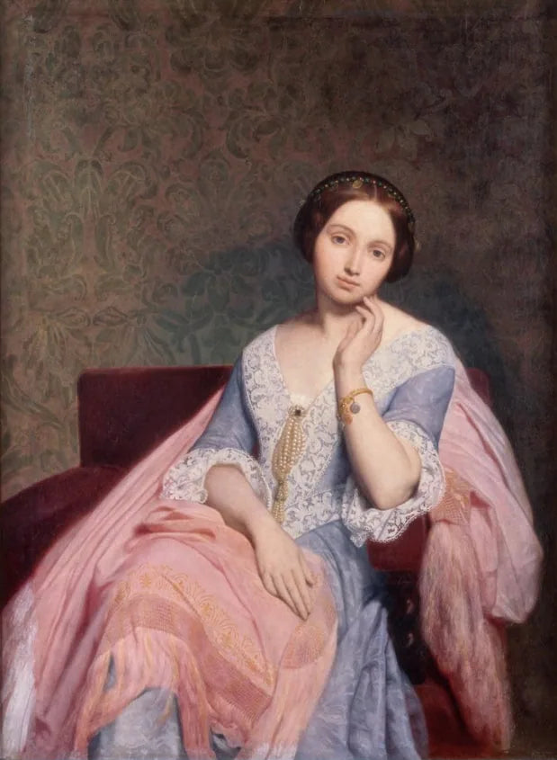 Retrato de la baronesa Nathaniel de Rothschild - Ary Scheffer