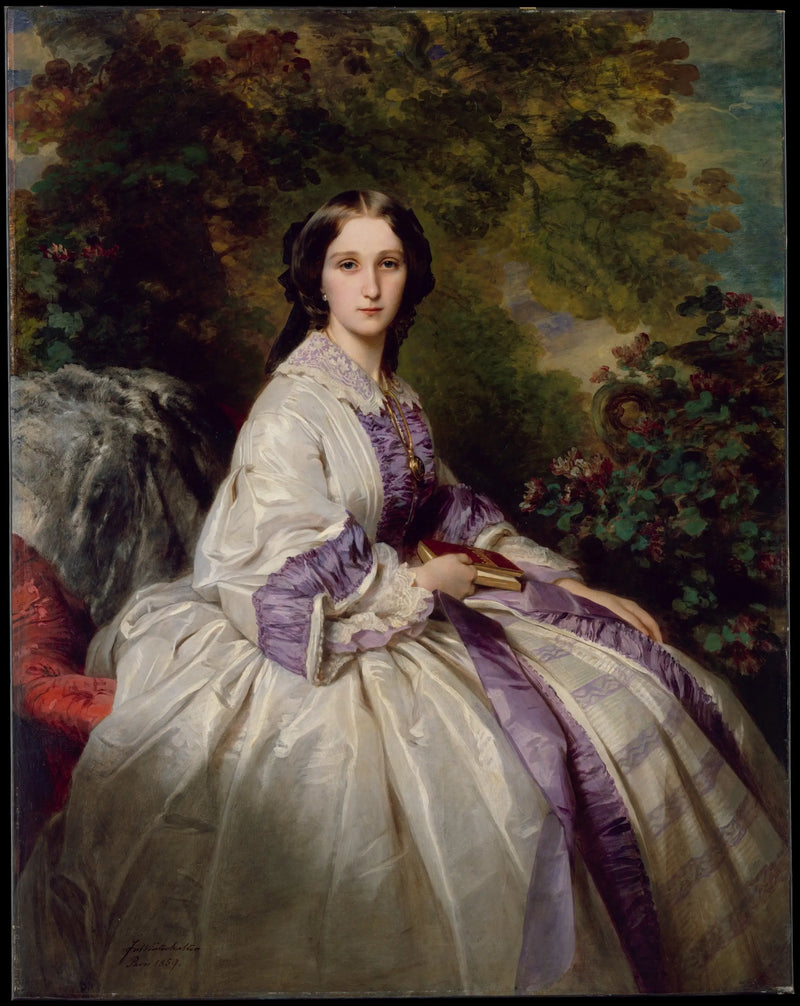 Retrato de la condesa Alexandre Nikolaïevitch Lamsdorff - Franz Xaver Winterhalter