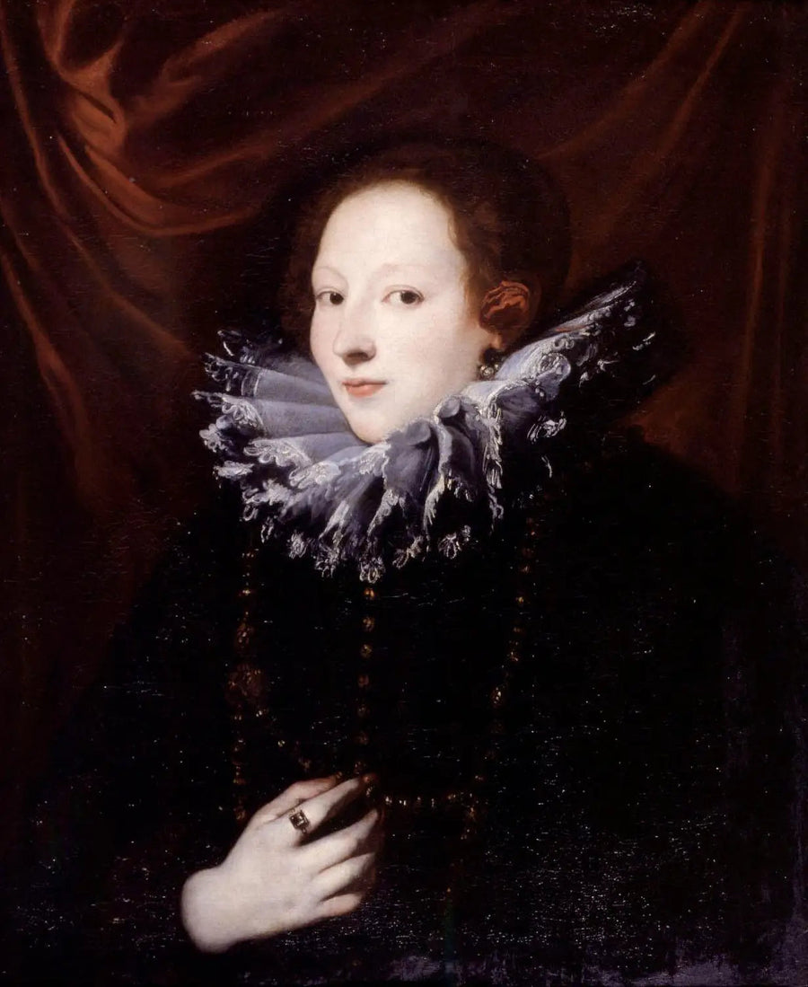 Retrato de la condesa Antonia Demarini (¿?-?), esposa de Francesco Lercari, dogo de Génova - Antoine van Dyck