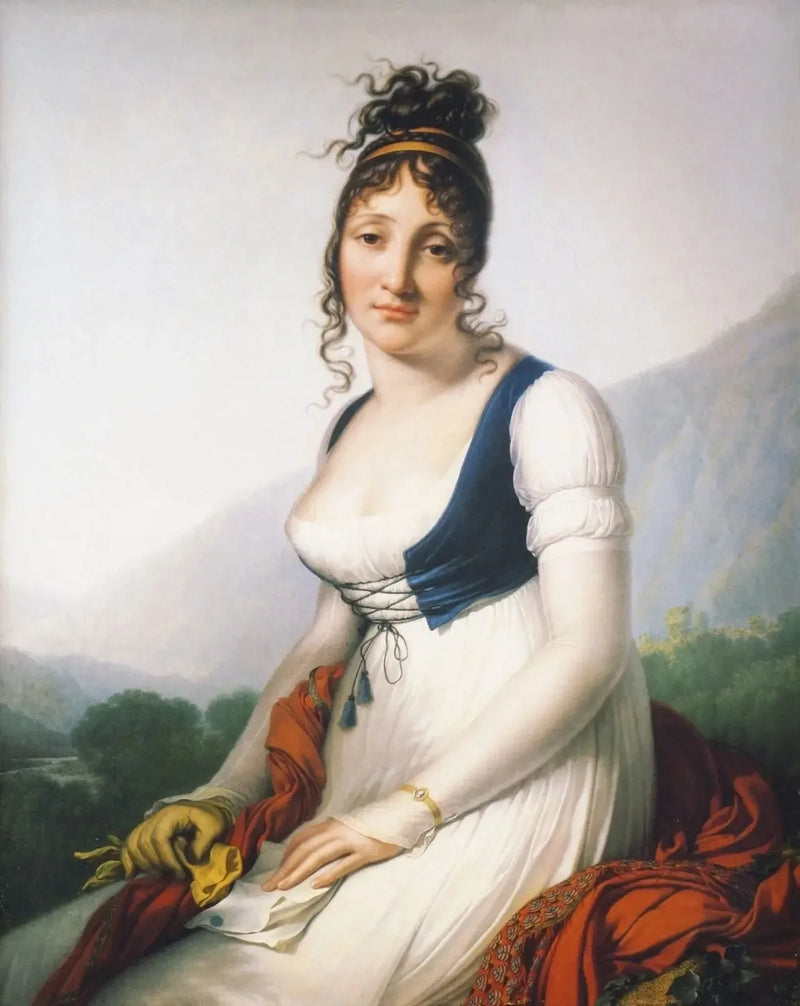 Retrato de la condesa de Bonneval - Anne-Louis Girodet