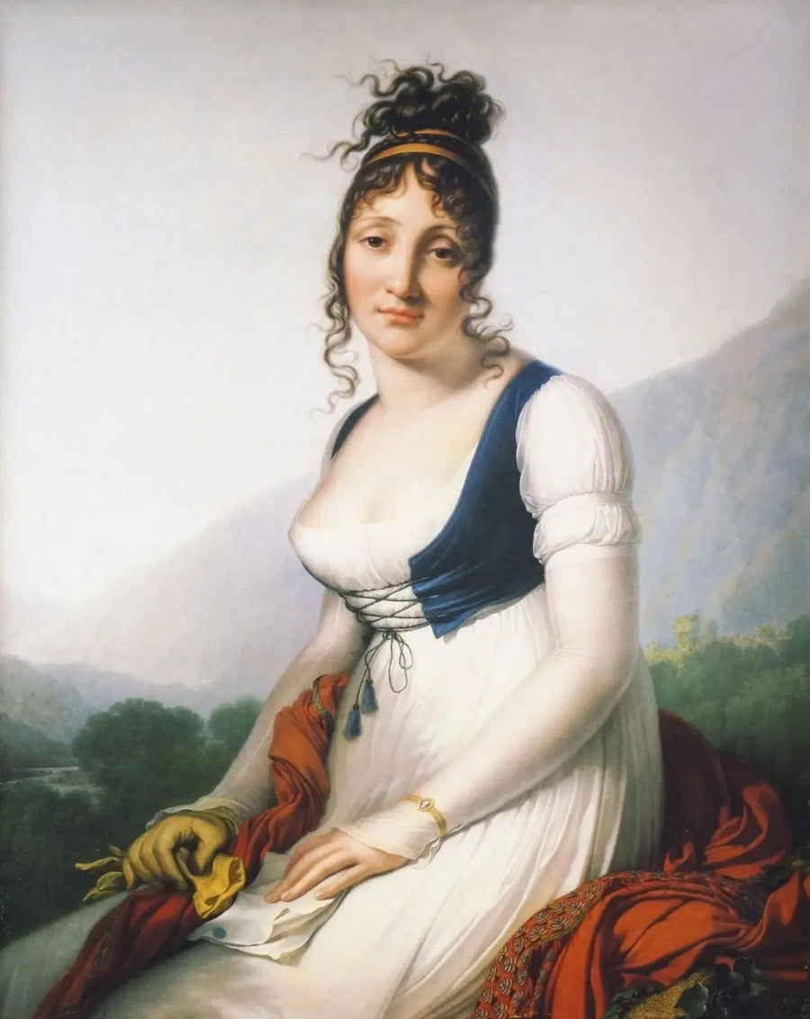 Retrato de la condesa de Bonneval - Anne-Louis Girodet