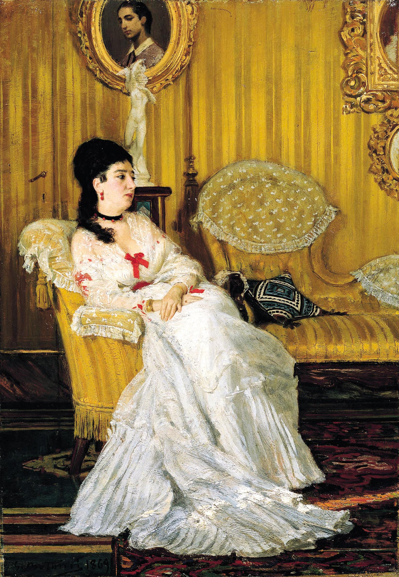 Retrato de la condesa Carlotta Aloisi Papudoff - Giovanni Boldini