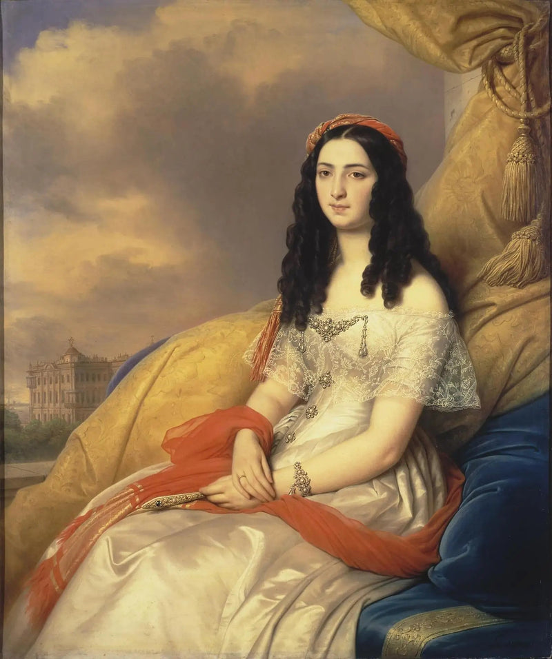 Retrato de la condesa de Ash - Charles de Steuben