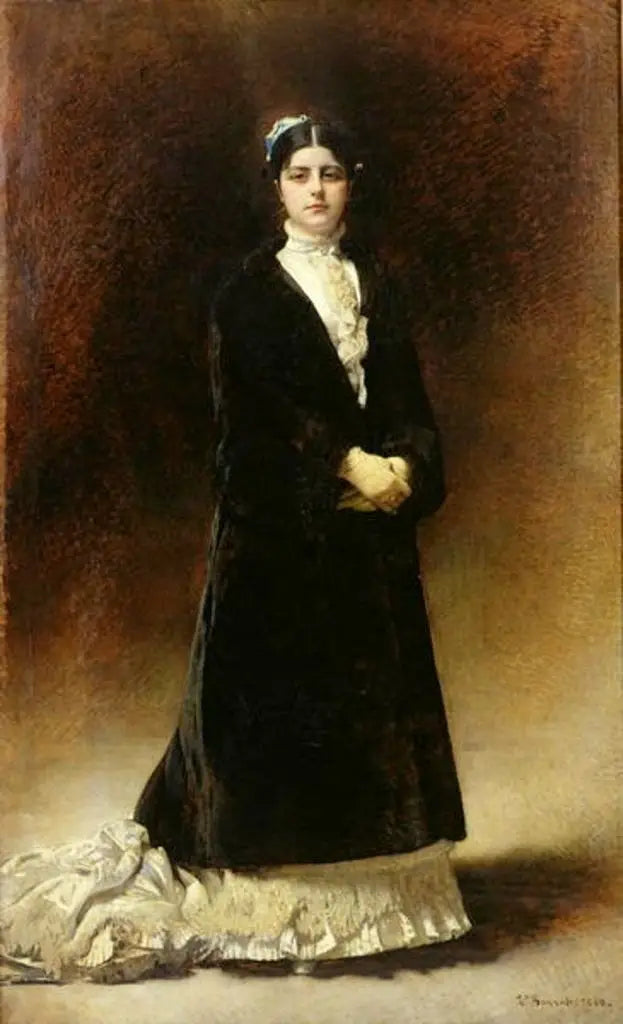 Retrato de la condesa Emanuella Pignatelli Potocka - Léon Bonnat