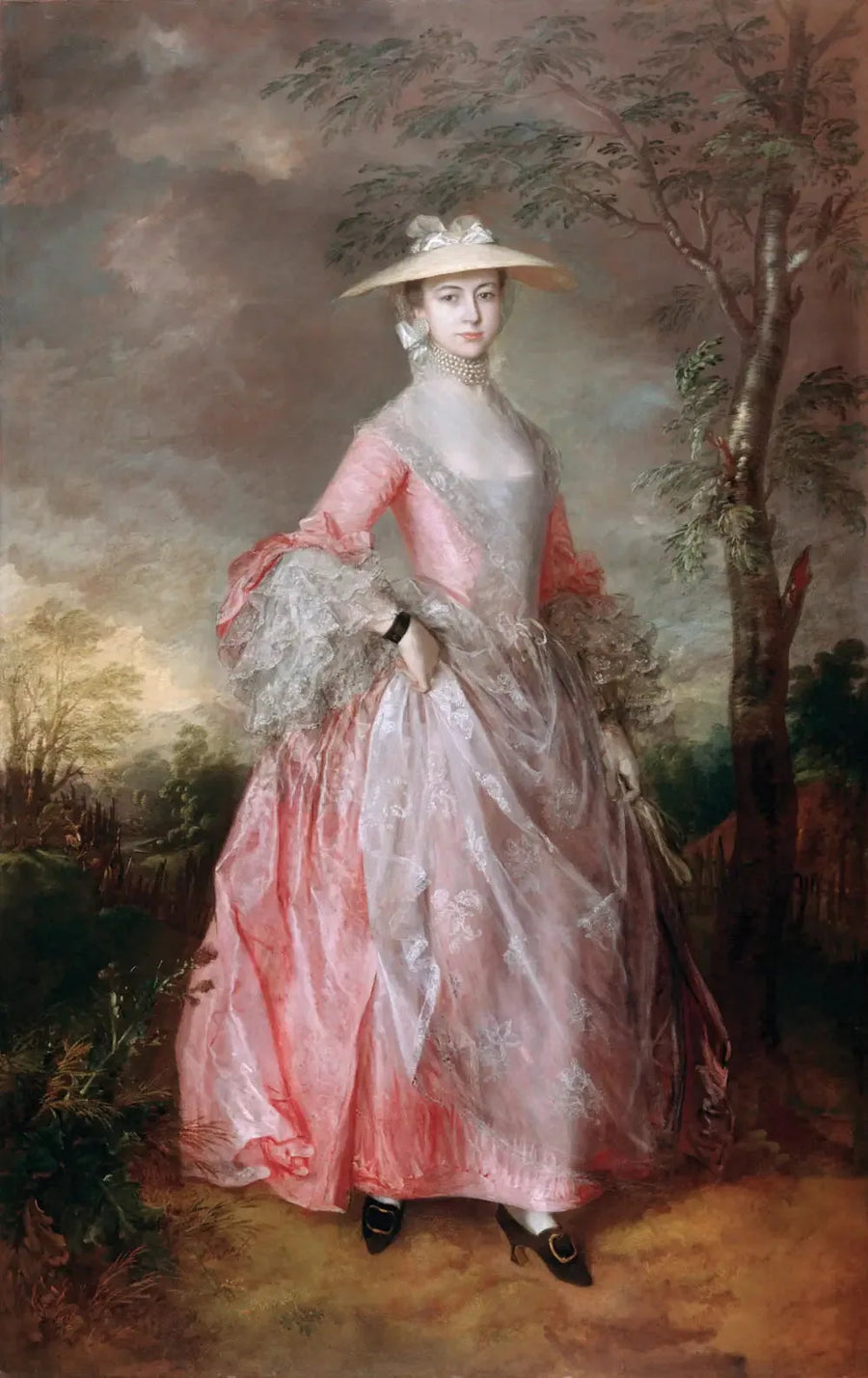 Retrato de la condesa Howe - Thomas Gainsborough