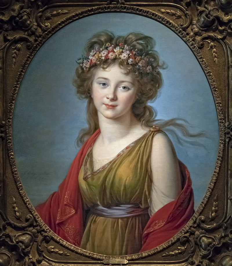 Retrato de la condesa Kagenek en Flore - Élisabeth Vigeé Le Brun