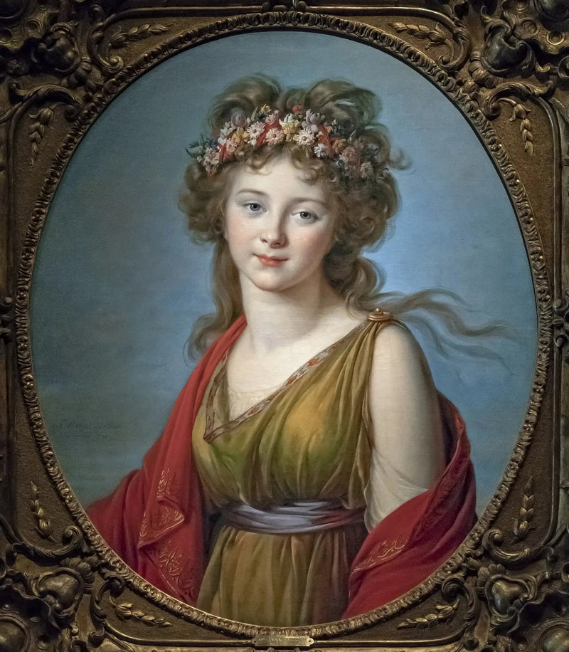 Retrato de la condesa Kagenek en Flore - Élisabeth Vigeé Le Brun