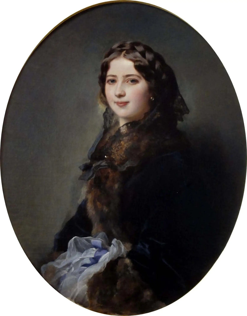 Retrato de la condesa Lise Przezdziecka - Franz Xaver Winterhalter