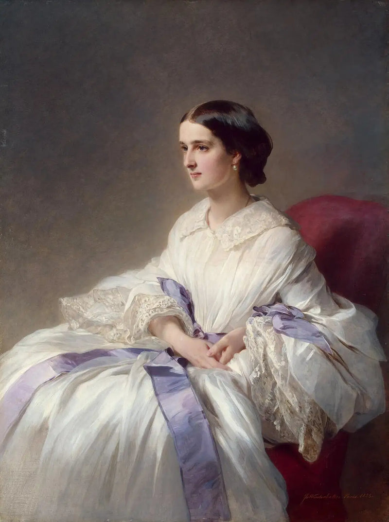 Retrato de la condesa Olga Chouvalova - Franz Xaver Winterhalter