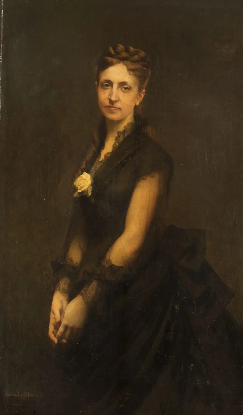 Retrato de la condesa Oswald de Kerchove de Denterghem - Jules Lefebvre