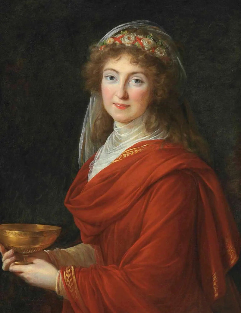 Retrato de la condesa Siemontkowsky Bystry - Élisabeth Vigée Le Brun