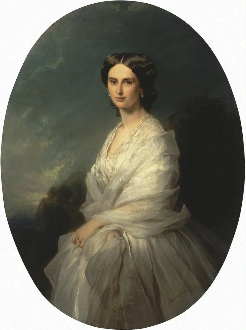 Retrato de la condesa Sophie Bobrinskaya - Franz Xaver Winterhalter
