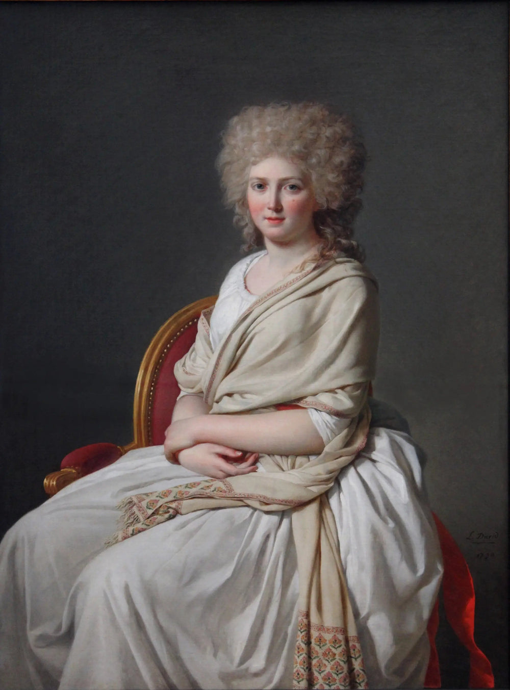 Portrait de la comtesse de Sorcy-Thélusson - Jacques-Louis David image 1 tableau peint à l’huile sur toile