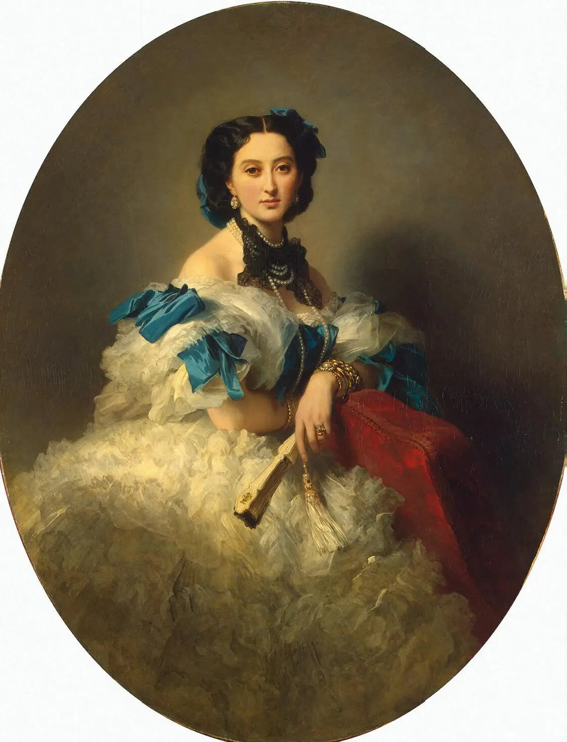 Portrait de la comtesse Varvara Musina-Pushkina - Franz Xaver Winterhalter - Alpha Reproduction
