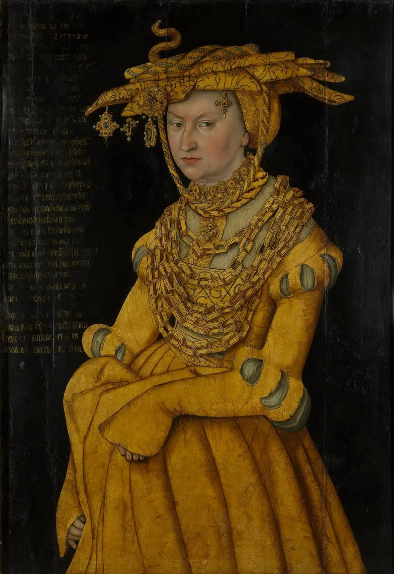 Retrato de la duquesa Catalina de Sajonia - Lucas Cranach el Viejo