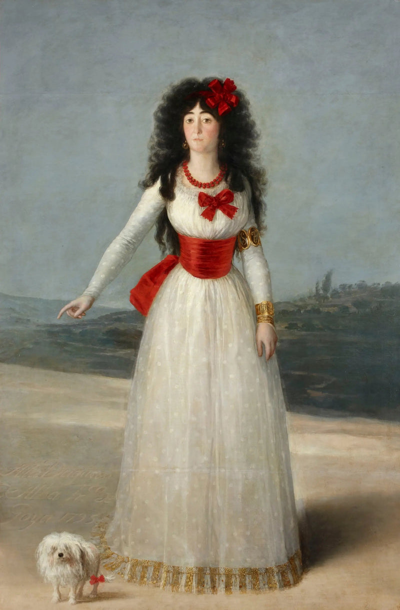 retrato de la duquesa de Alba - Francisco de Goya