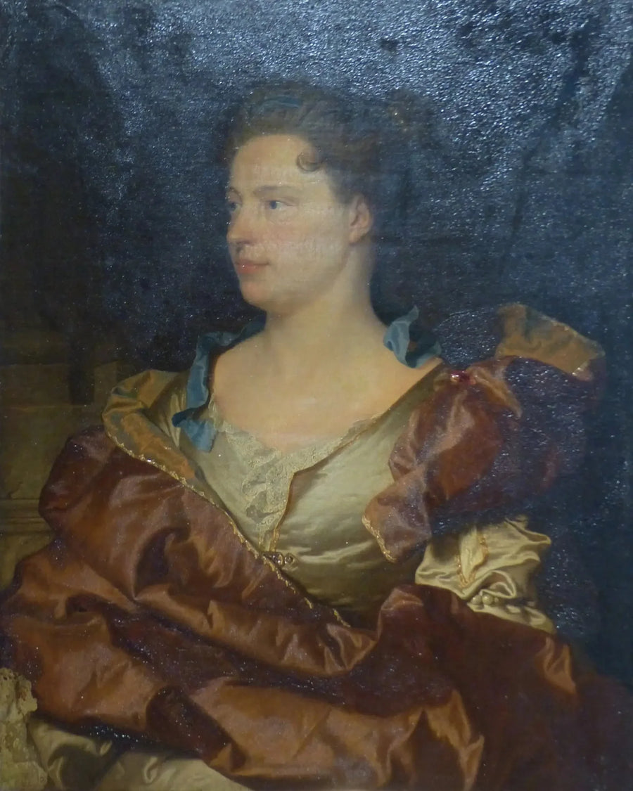 Retrato de la mujer del artista, Elizabeth de Gouix - Hyacinthe Rigaud