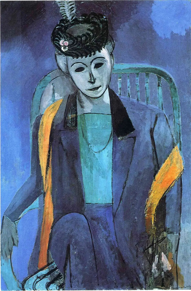 Retrato de la mujer del artista - Henri Matisse