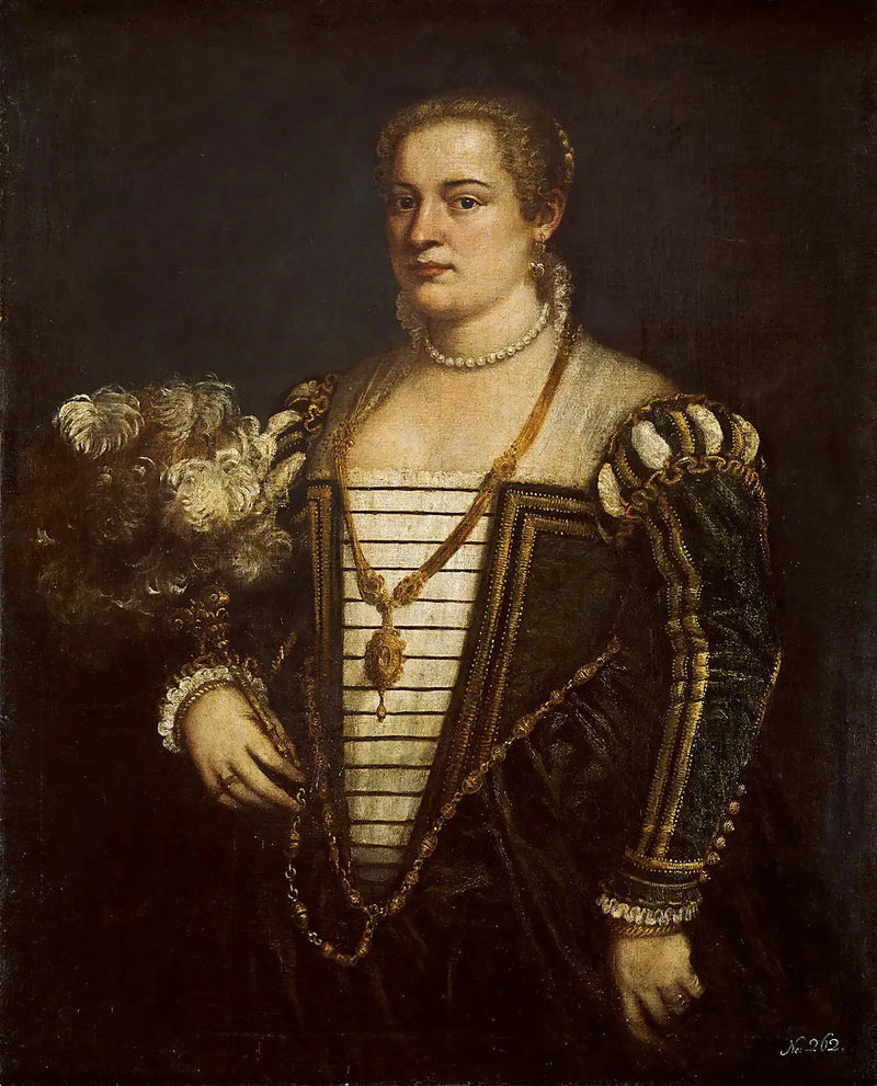 Retrato de la hija del artista, Lavinia - Tiziano