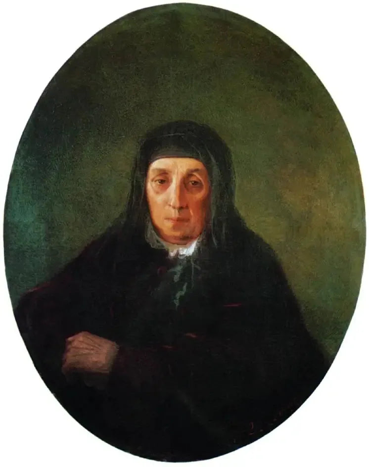Retrato de la abuela del pintor Ashhen - Ivan Aïvazovski