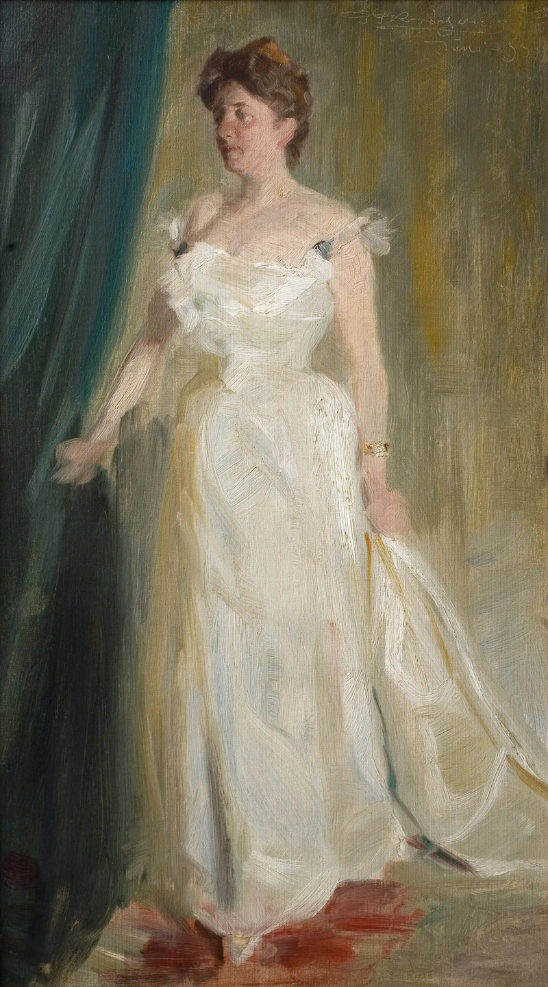 Retrato de la condesa Lillie Suzanne Raben-Levetzau - Peder Severin Krøyer