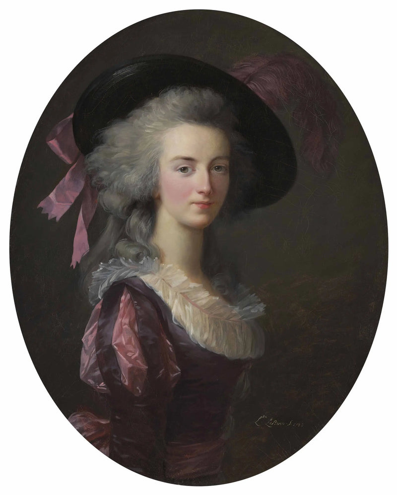 Retrato de la mariscala-condesa de Mailly, nacida Blanche Charlotte Marie Félicité de Narbonne Pelet - Élisabeth Vigée Le Brun