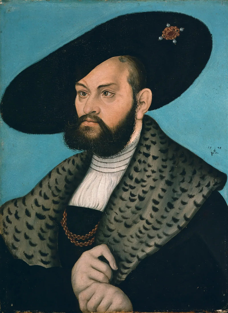 Retrato de la marquesa Albert de Brandeburgo-Ansbach, duquesa de Prusia - Lucas Cranach el Viejo