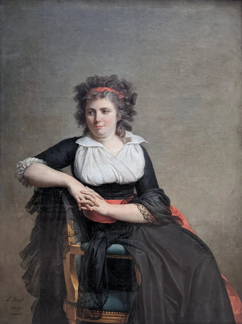 Retrato de la marquesa de Orvilliers - Jacques-Louis David