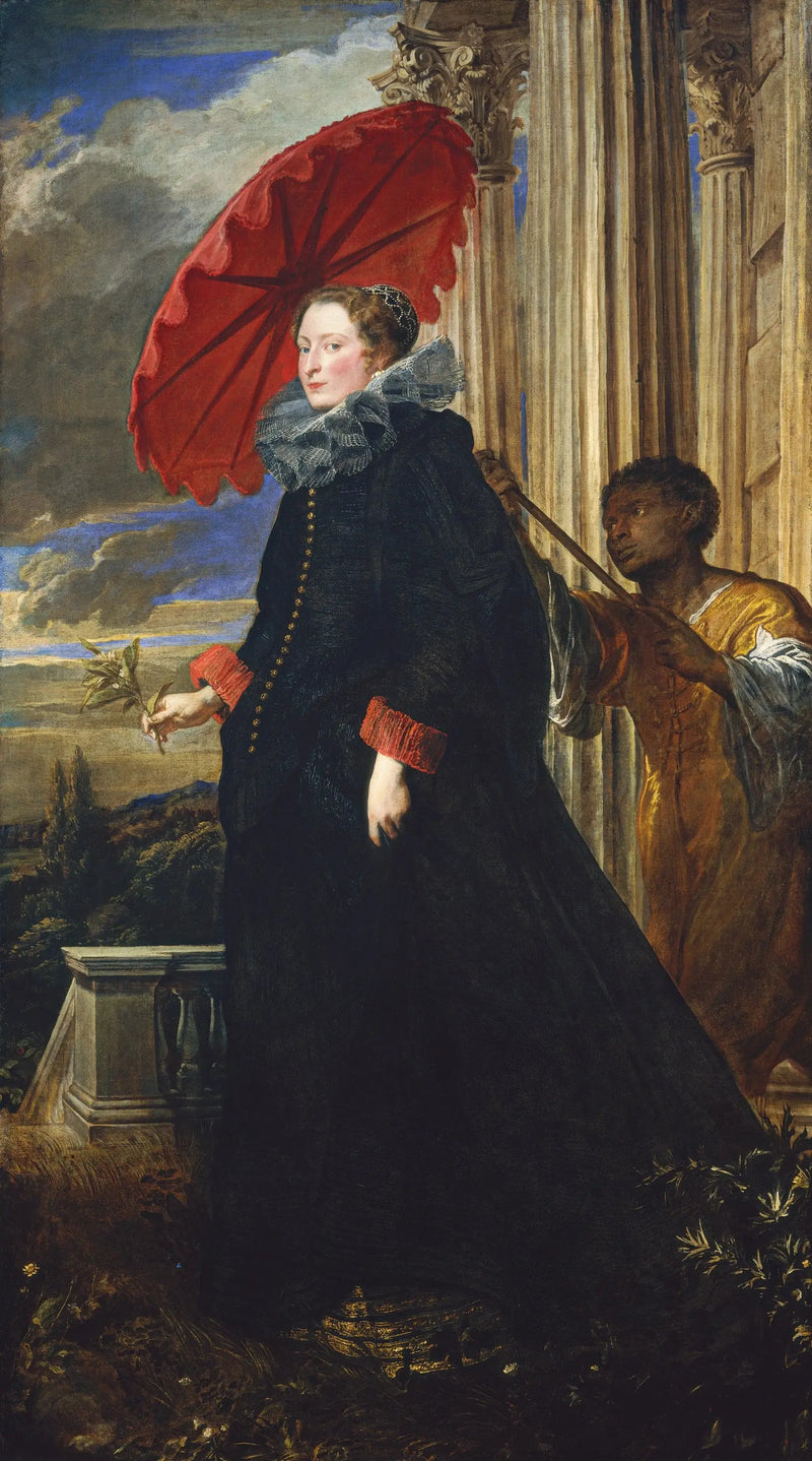 Retrato de la marquesa Elena Grimaldi Cattaneo - Antoine van Dyck
