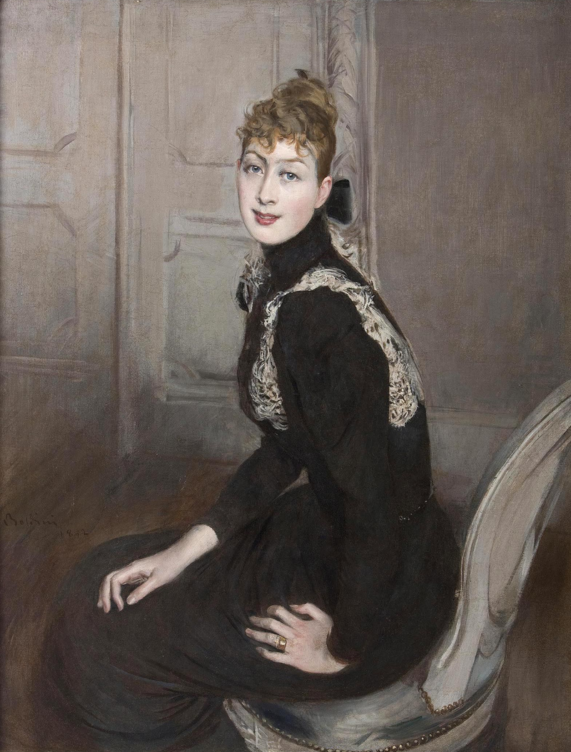 Retrato de la marquesa Franzoni - Giovanni Boldini
