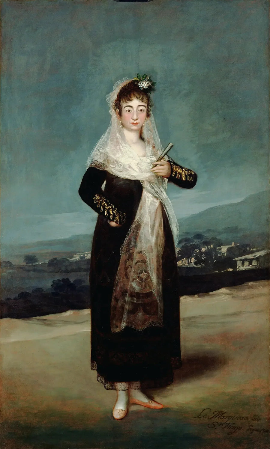 Retrato de la marquesa de Santiago - Francisco de Goya