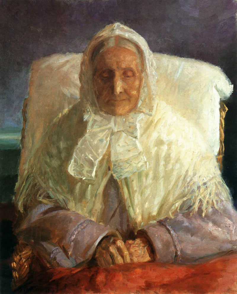 Retrato de la madre - Anna Ancher