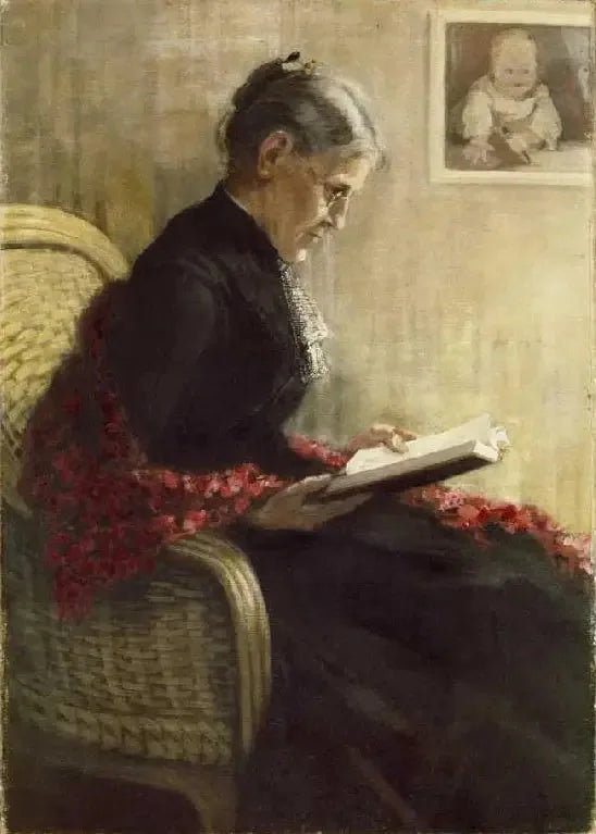 Retrato de la madre - Franz Marc