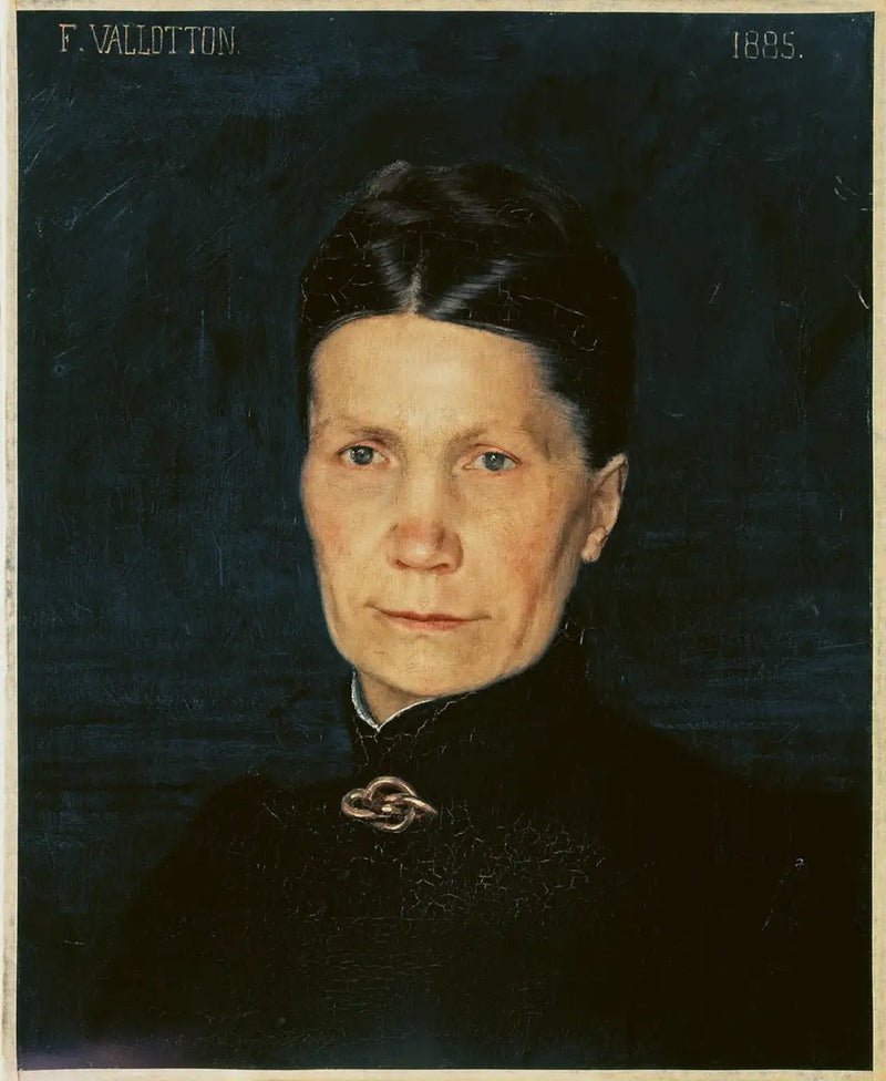 Retrato de la madre del artista - Félix Vallotton