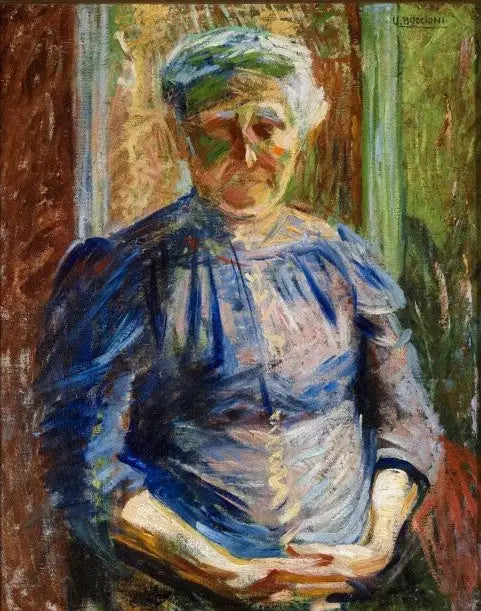 Retrato de la madre - Umberto Boccioni