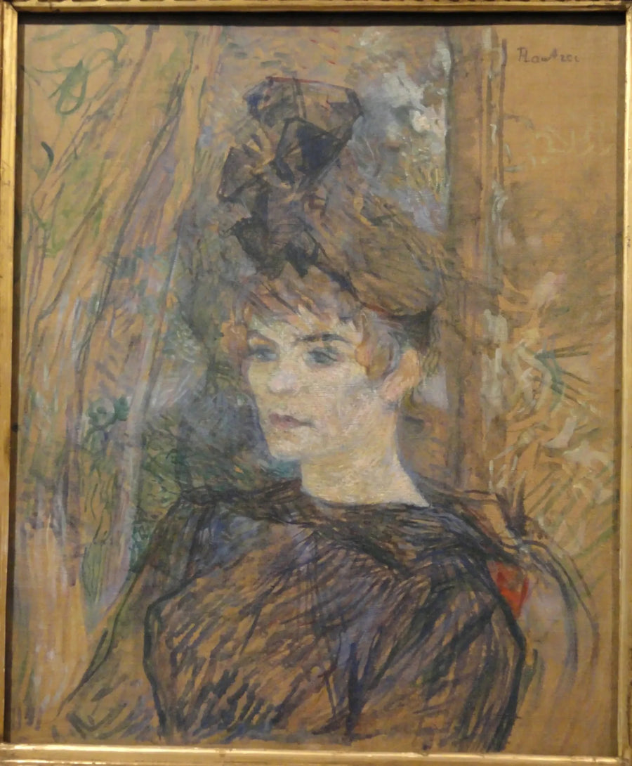 Retrato de la Pintora Suzanne Valadon - Henri de Toulouse-Lautrec